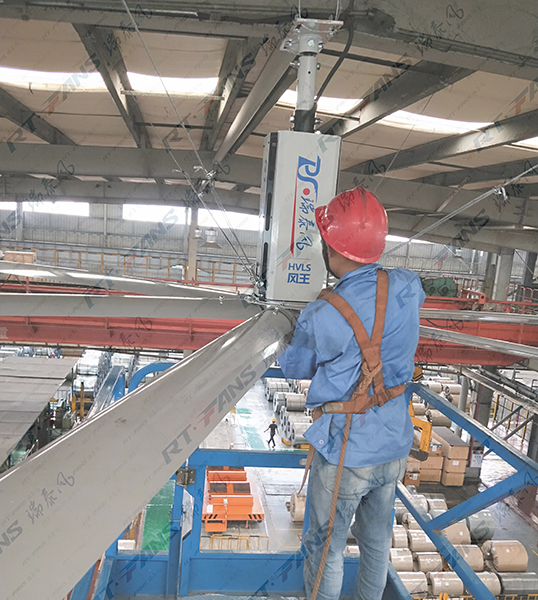 瑞泰風工業節能風扇案例圖